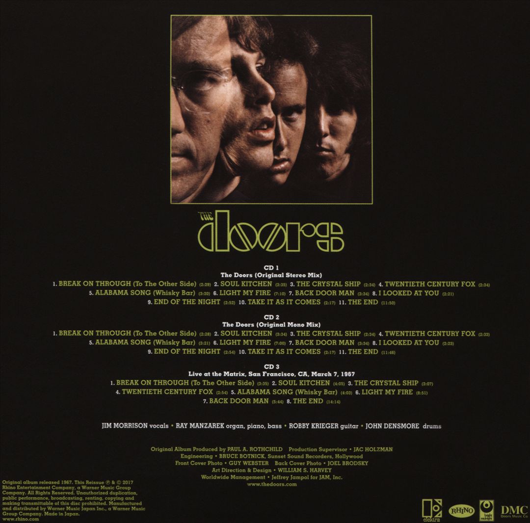 Doors [50th Anniversary Deluxe Edition] [3 CD] cover art