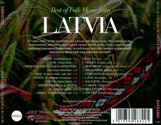 Best of Folk Music from Latvia cover art