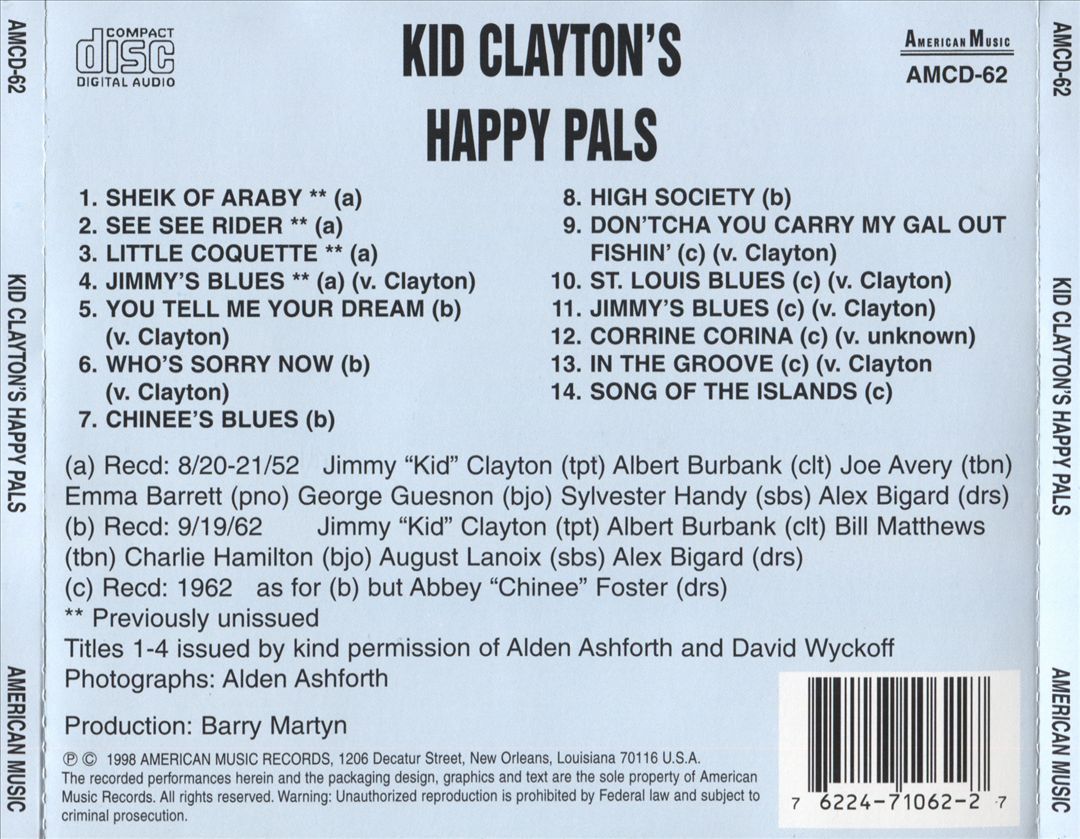 Happy Pals: With Albert Burbank 1952/62 cover art