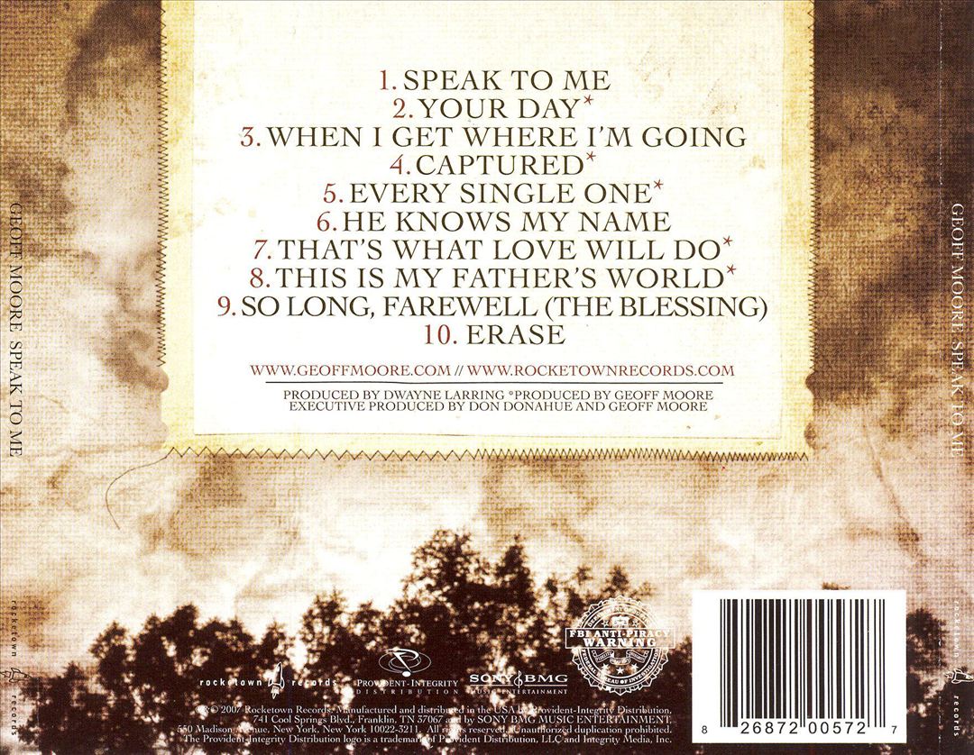 Speak to Me cover art