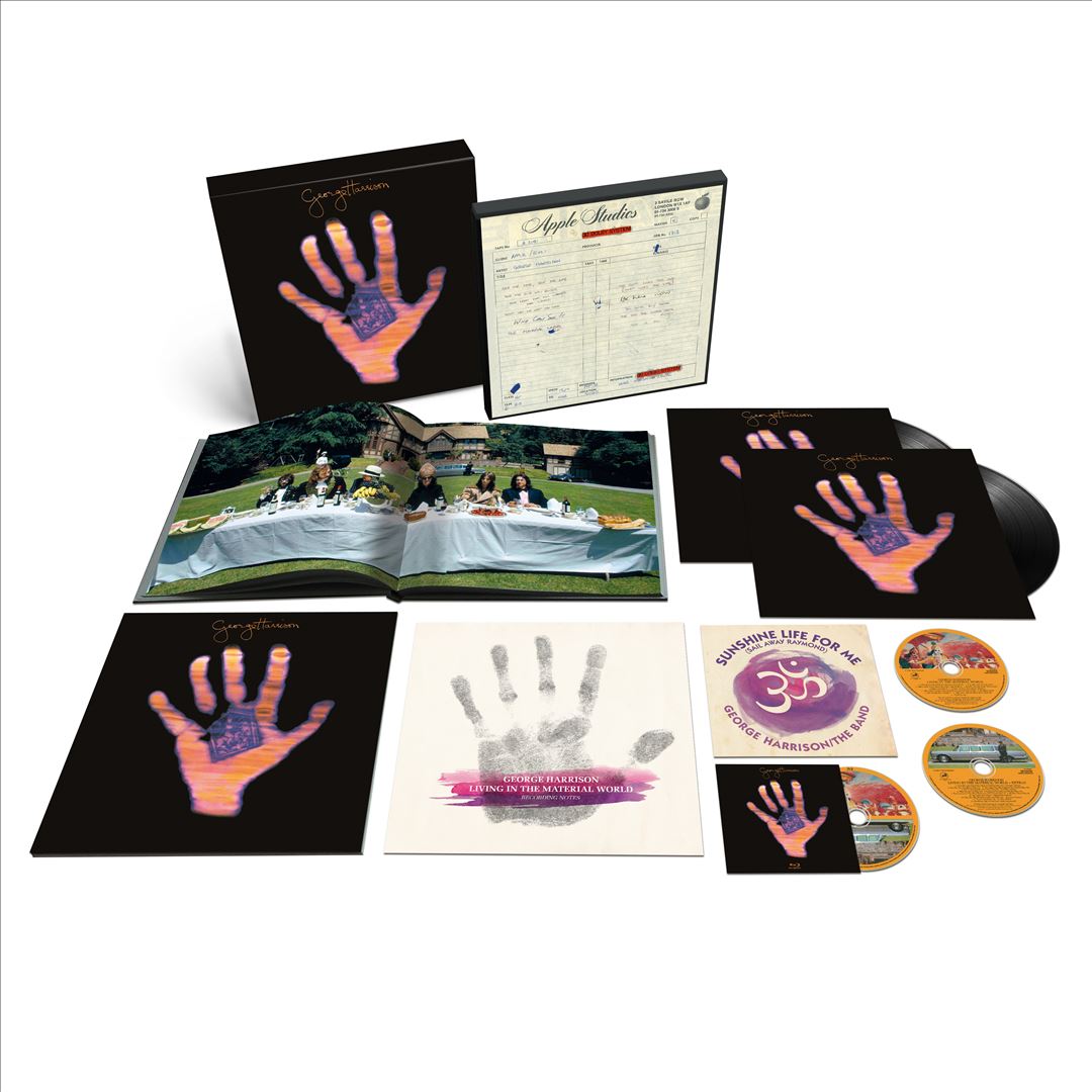 Living In The Material World [50th Anniversary] [Super Deluxe Boxset] [2LP/2CD/Blu-ray/7"] cover art