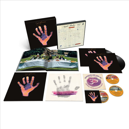 Living In The Material World [50th Anniversary] [Super Deluxe Boxset] [2LP/2CD/Blu-ray/7"] cover art