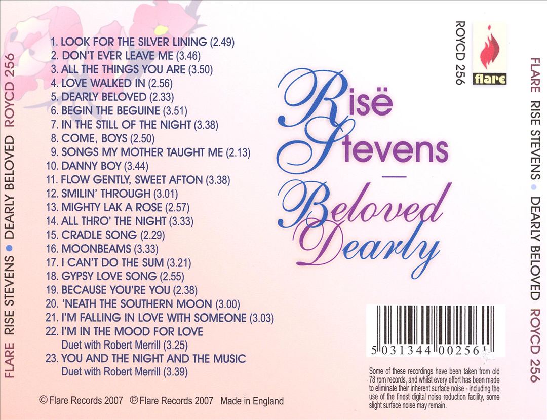 Dearly Beloved cover art