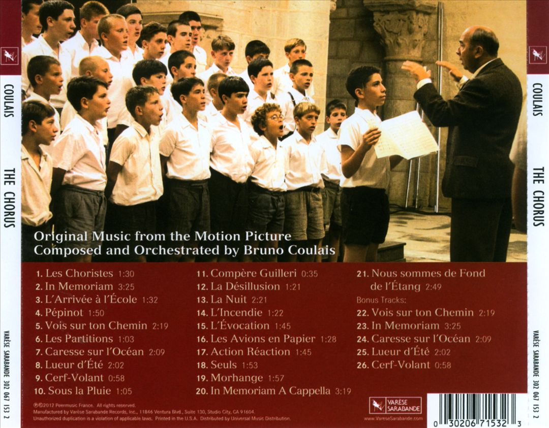 The Chorus [Les Choristes] cover art