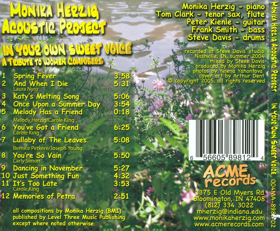 In Your Own Sweet Voice cover art