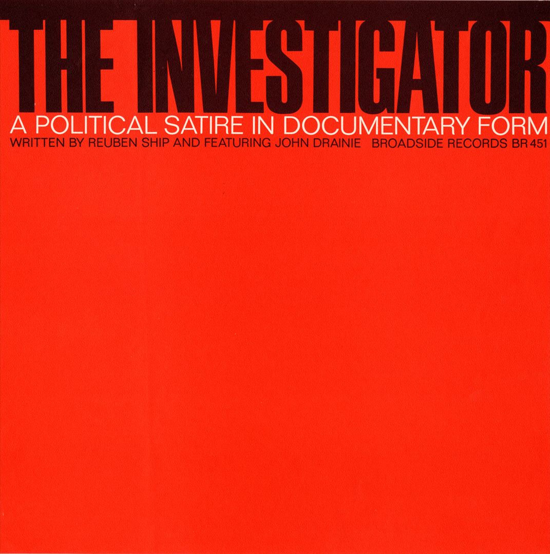 Investigator: A Political Satire in Documentary Form cover art