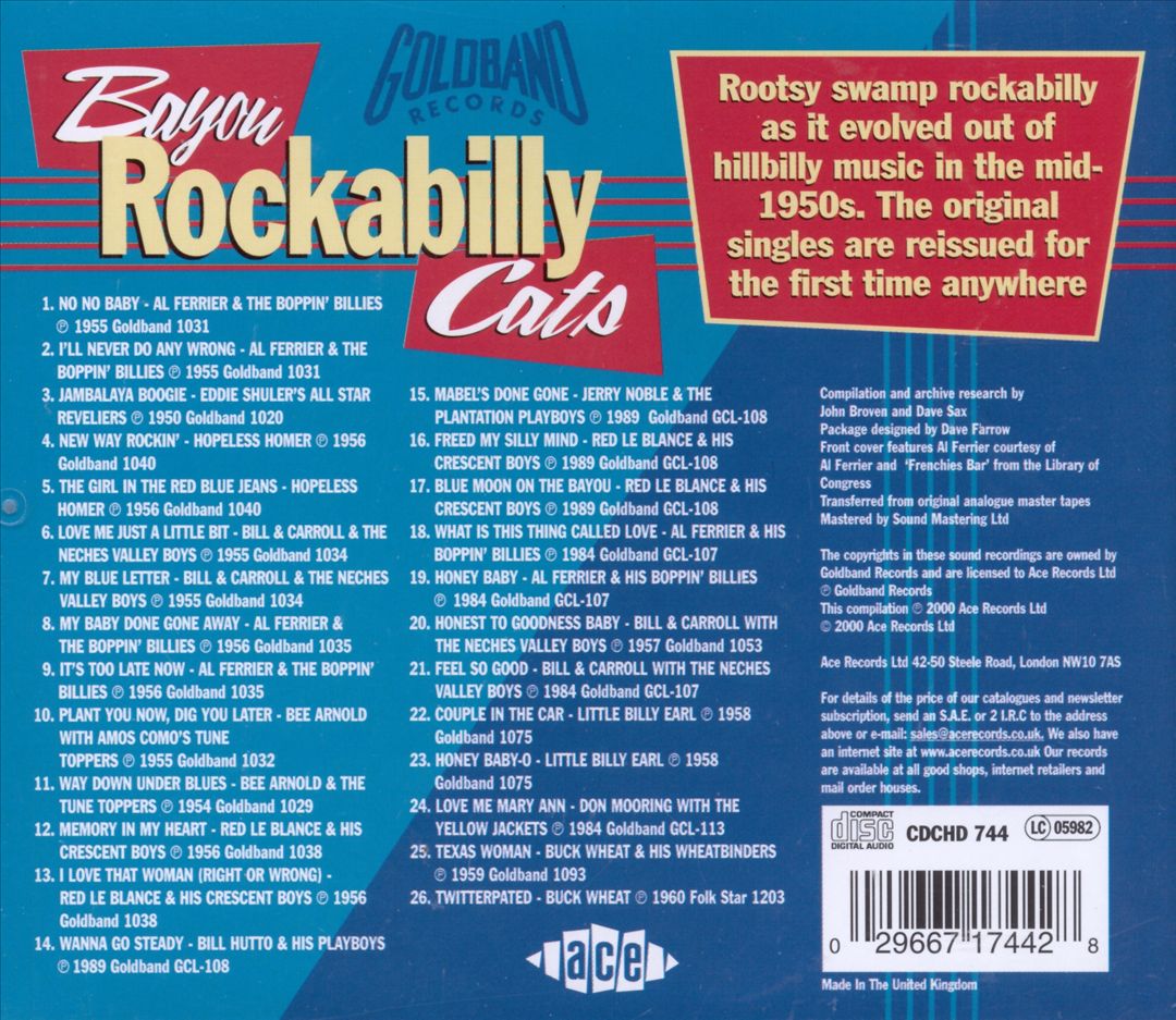 Bayou Rockabilly Cats cover art