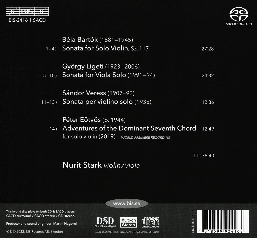 Bartók, Ligeti, Veress, Eötvös cover art