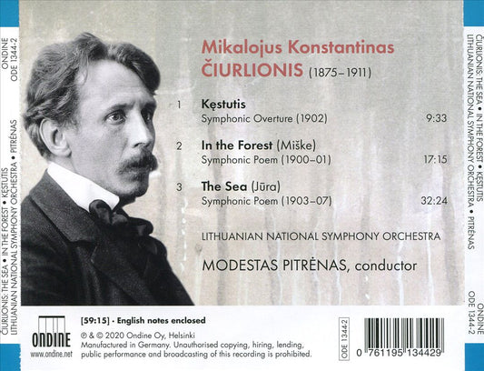 Ciurlionis: The Sea; In the Forest; Kestutis Overture cover art
