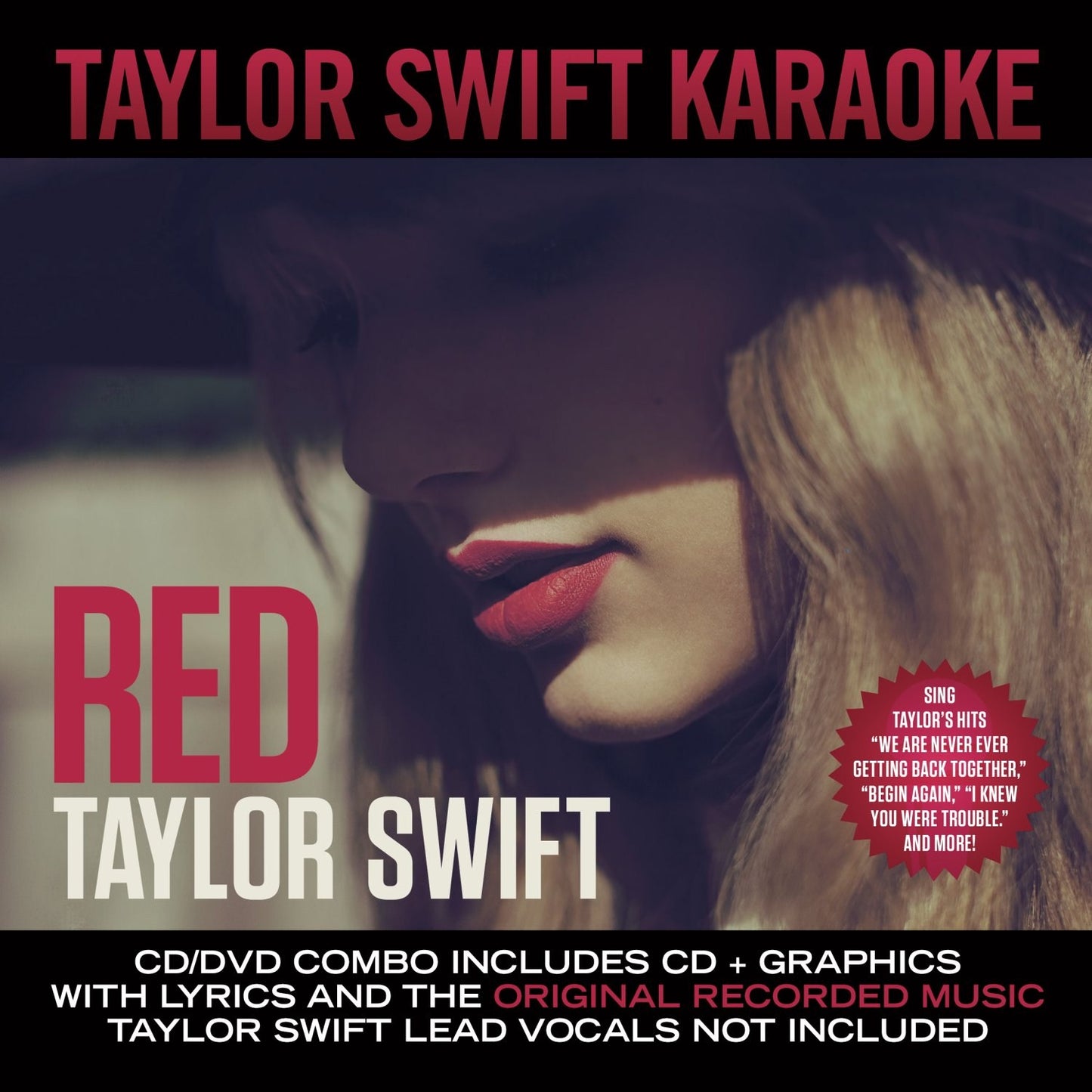 Red: Taylor Swift Karaoke [CD/DVD] cover art