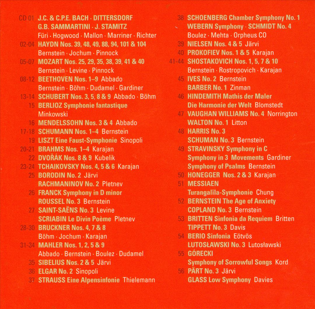100 Great Symphonies cover art