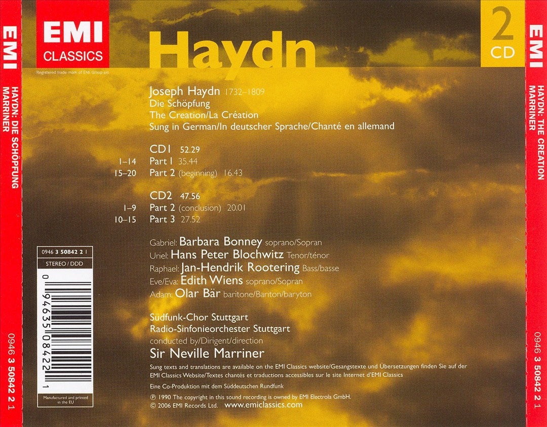 Haydn: Die Schöpfung cover art