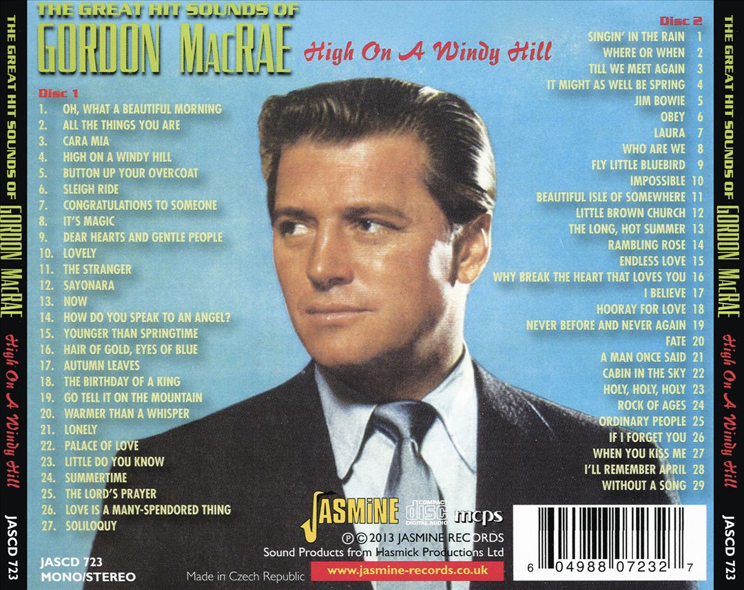 Great Hit Sounds of Gordon Macrae: High On a Windy Hill cover art