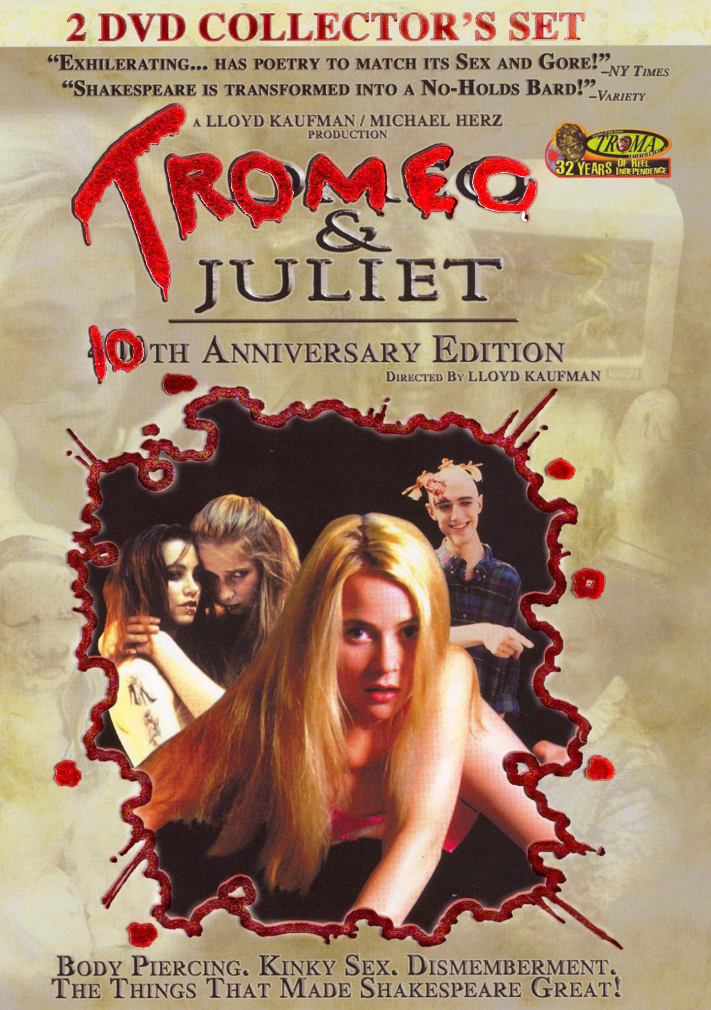 TROMEO AND JULIET 10TH ANNIVERSARY EDITION cover art