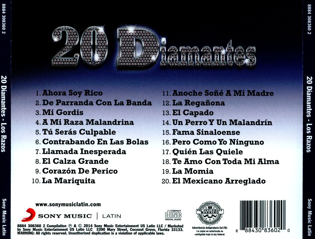 20 Diamantes cover art