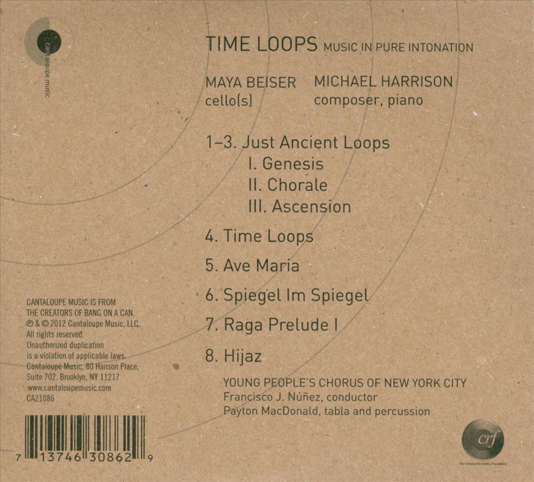 Michael Harrison: Time Loops cover art
