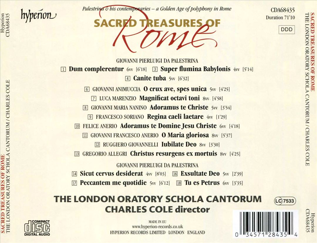 Sacred Terasures of Rome cover art