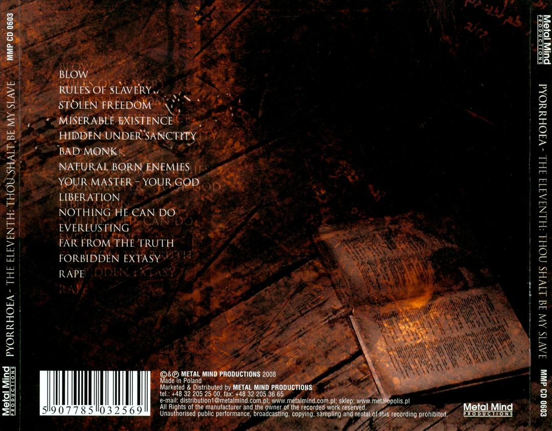 Eleventh: Thou Shalt Be My Slave cover art