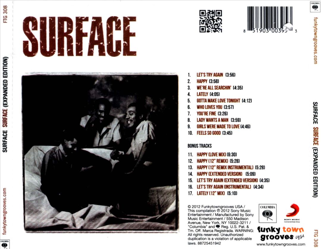 Surface [Bonus Tracks] cover art
