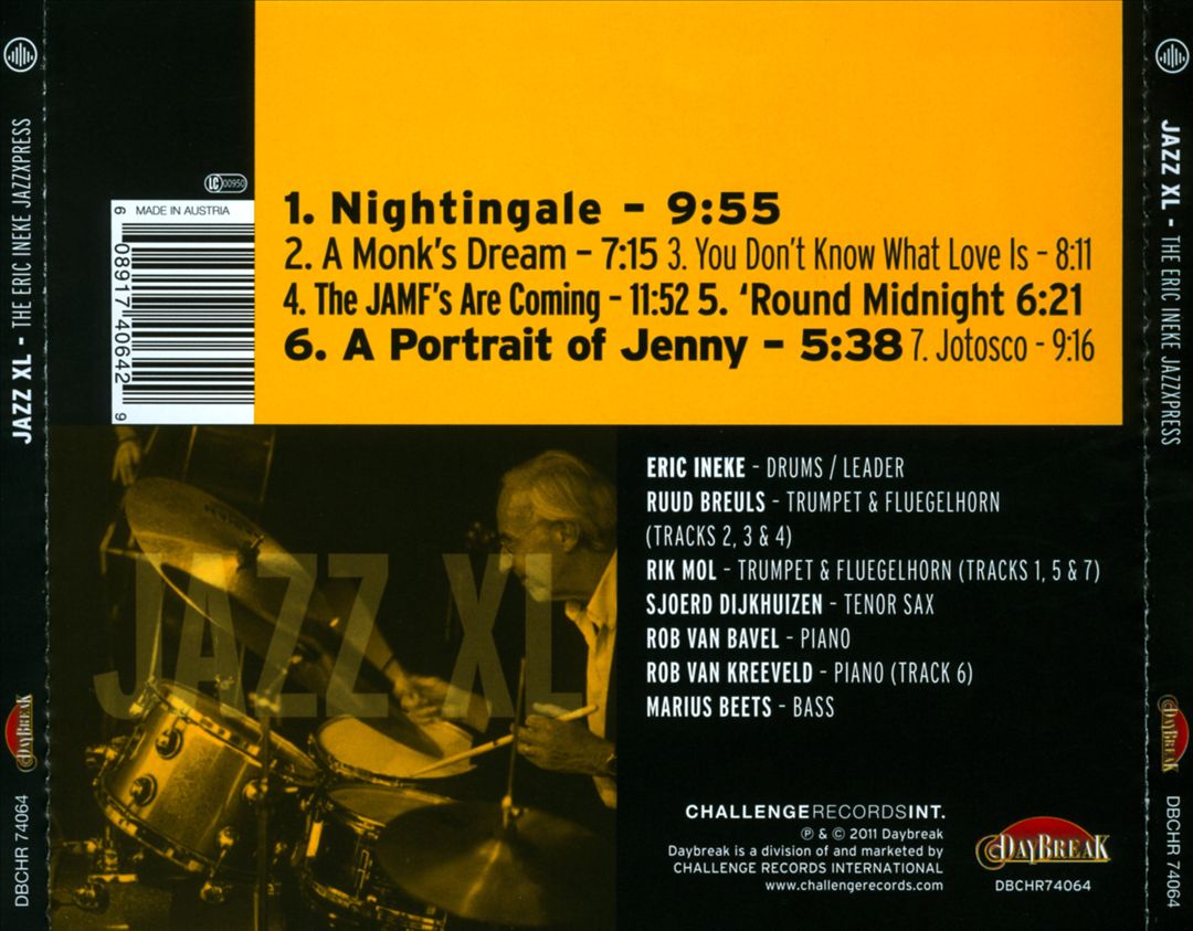 Jazz Xl: Blues, Ballads and Other Bright Moments cover art