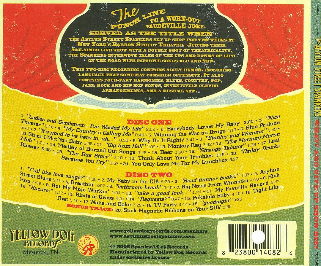 What? And Give Up Showbiz? cover art