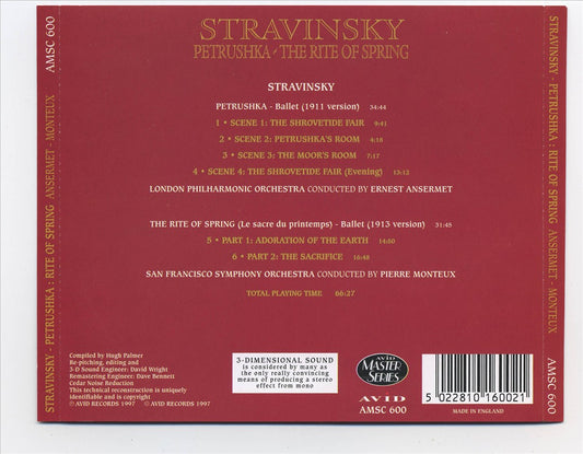 Stravinsky: Petrushka; The Rite of Spring cover art