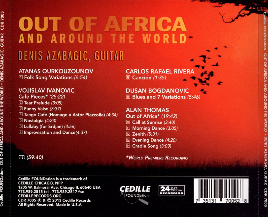 Out of Africa and Around the World cover art