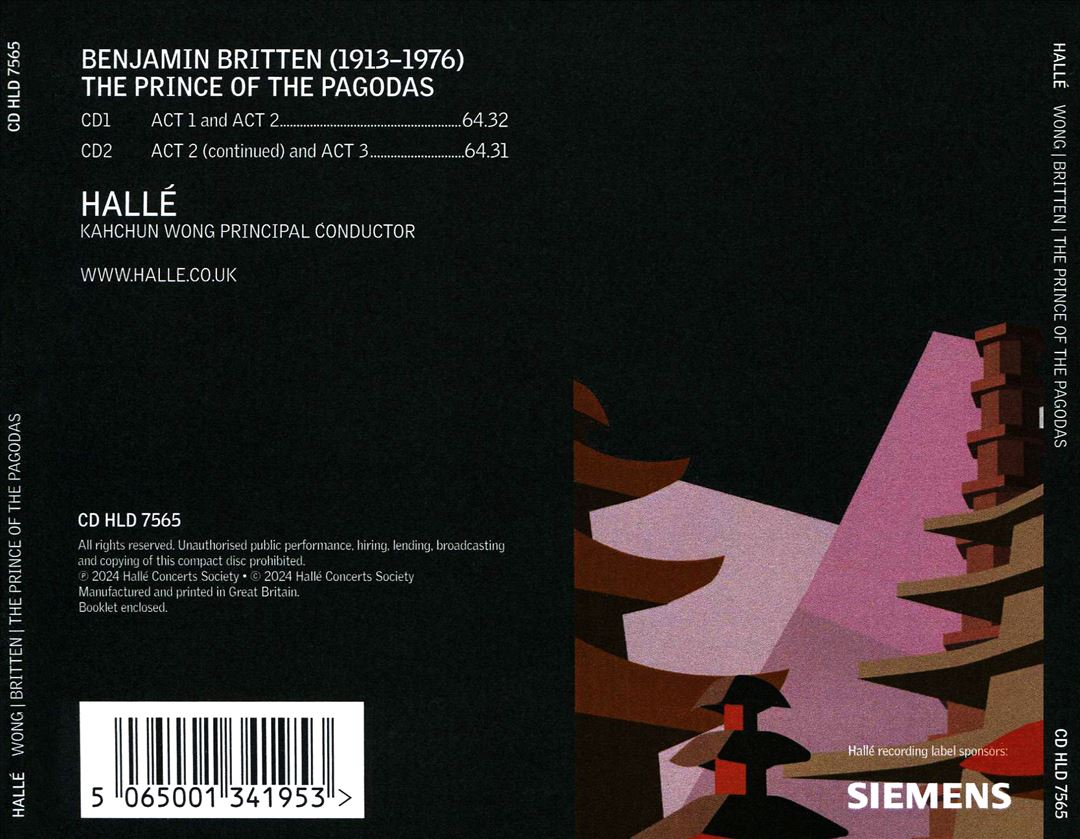 Benjamin Britten: The Prince of the Pagodas cover art