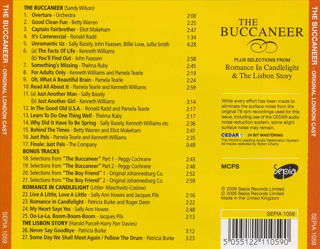 Buccaneer [Bonus Tracks] cover art