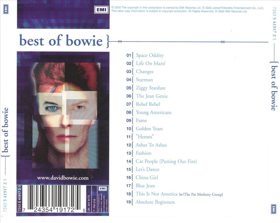 Best of Bowie [Norway/Sweden] cover art