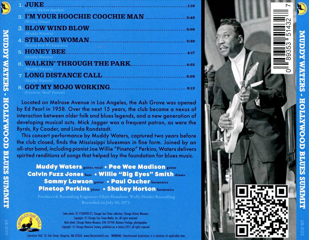 Hollywood Blues Summit 1971 cover art