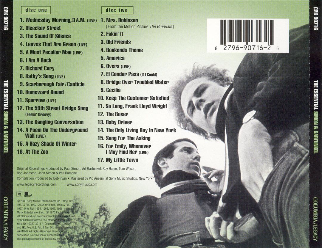 Essential Simon & Garfunkel cover art