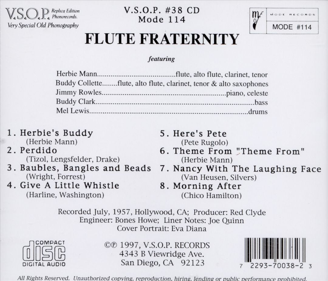 Flute Fraternity cover art