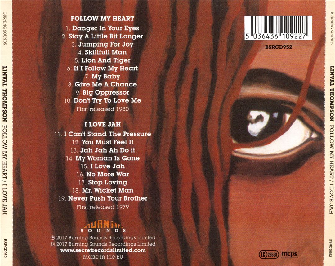 Follow My Heart/I Love Jah cover art