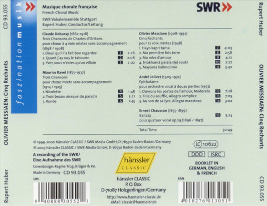 Olivier Messiaen: Cinq Rechants cover art