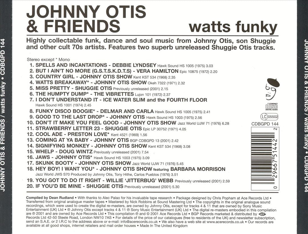 Watts Funky cover art