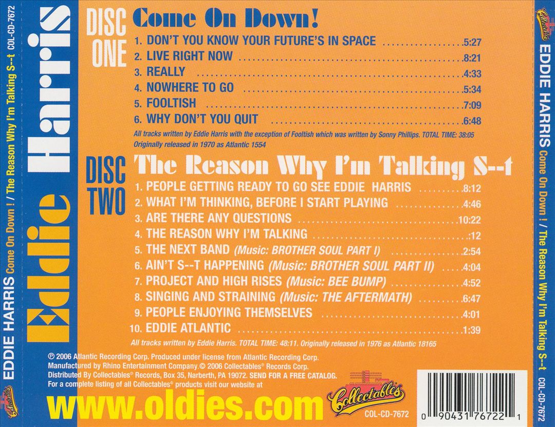Come on Down!/The Reason Why I'm Talking S--t cover art