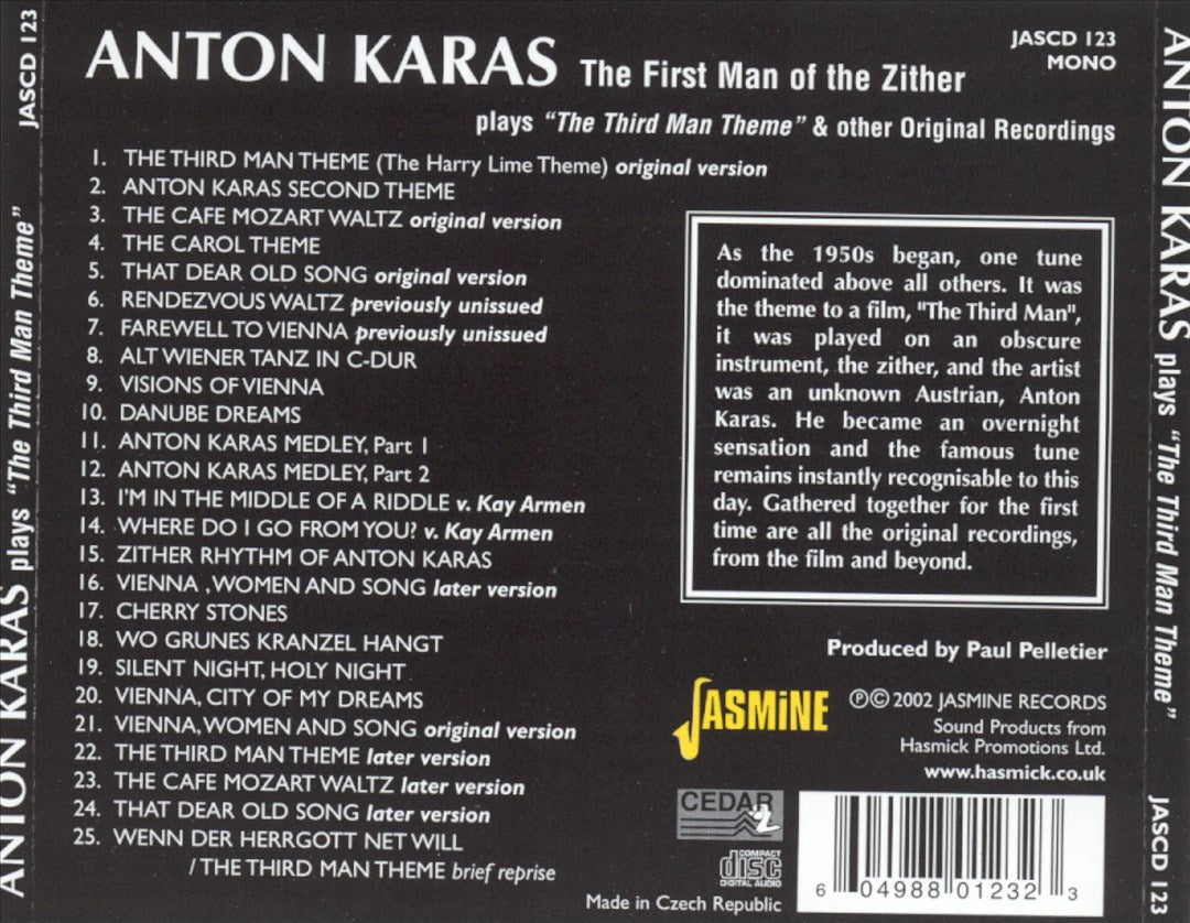 Anton Karas: The First Man of the Zither cover art