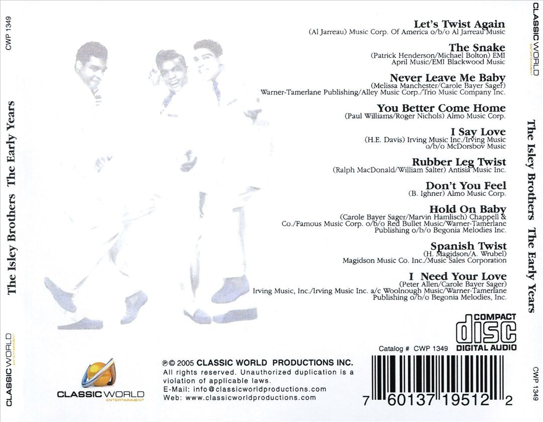 Early Years cover art