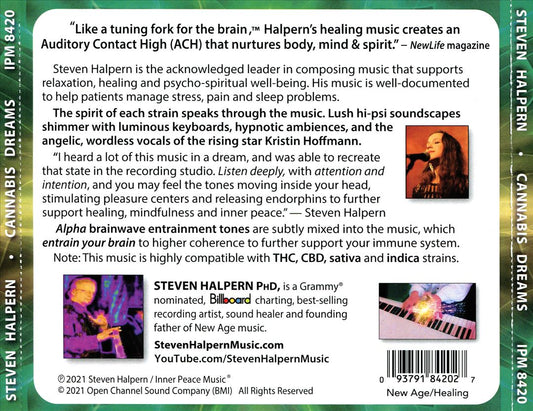 Cannabis Dreams: Music for Relaxation Healing and Well-Being cover art