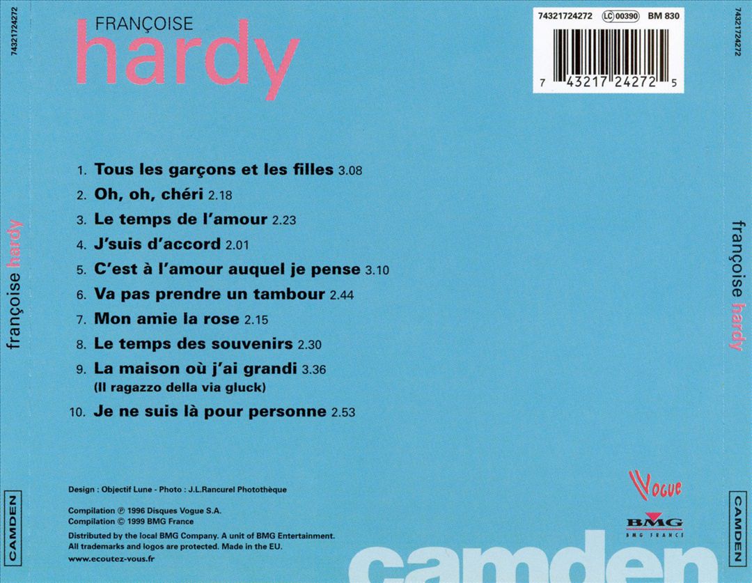 Françoise Hardy [Camden] cover art