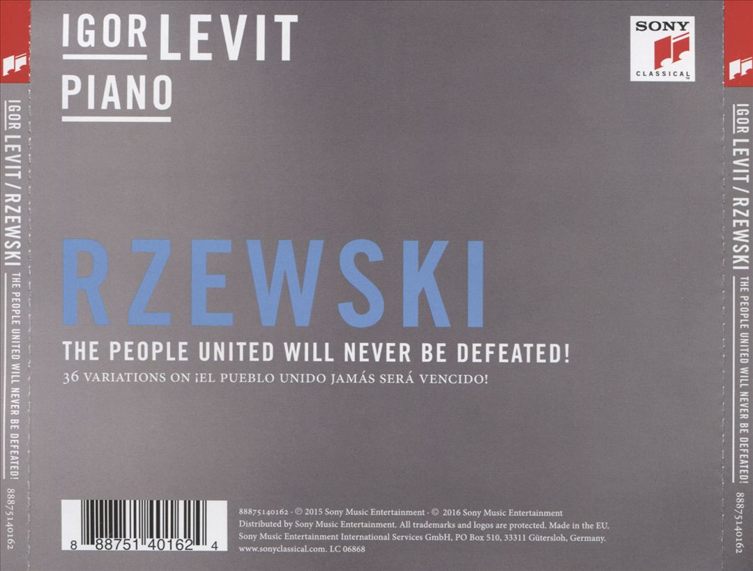 Rzewski: The People United Will Never Be Defeated! cover art