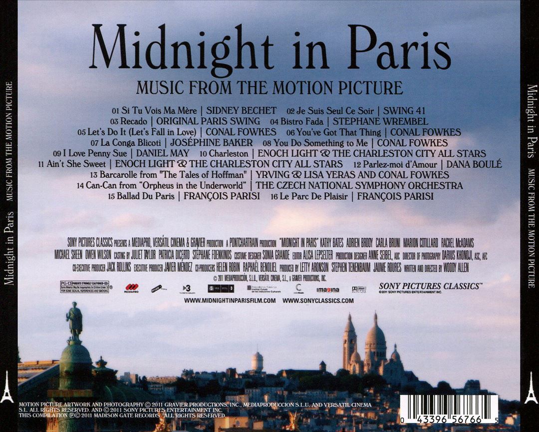 Midnight in Paris cover art