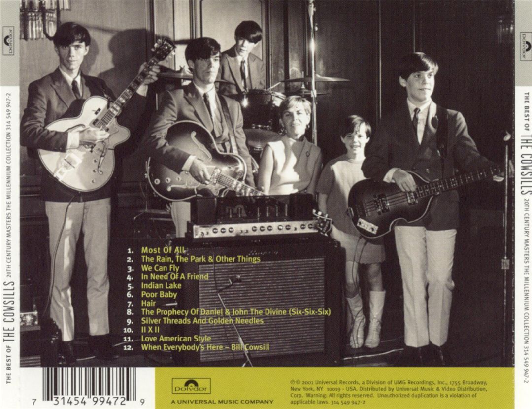 20th Century Masters - The Millennium Collection: The Best of the Cowsills cover art