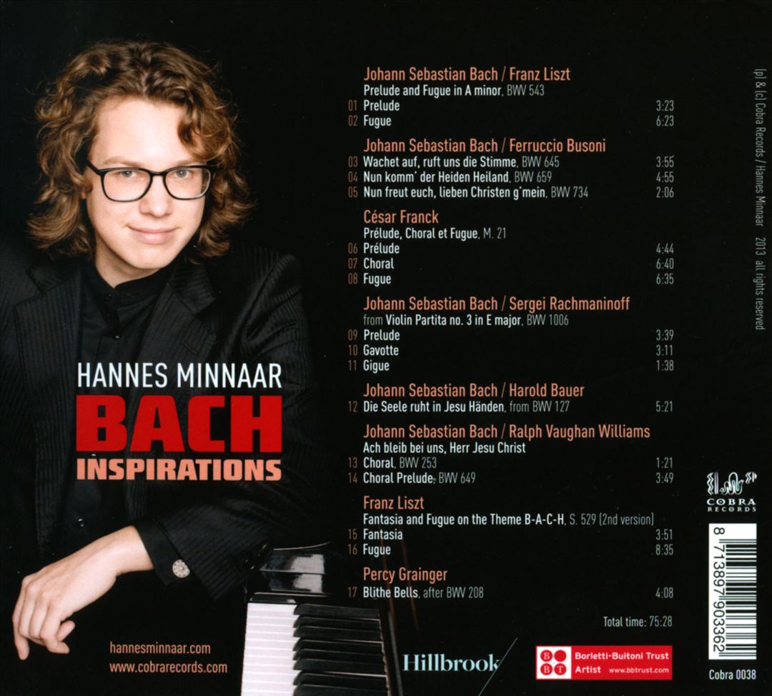 Bach: Inspirations cover art