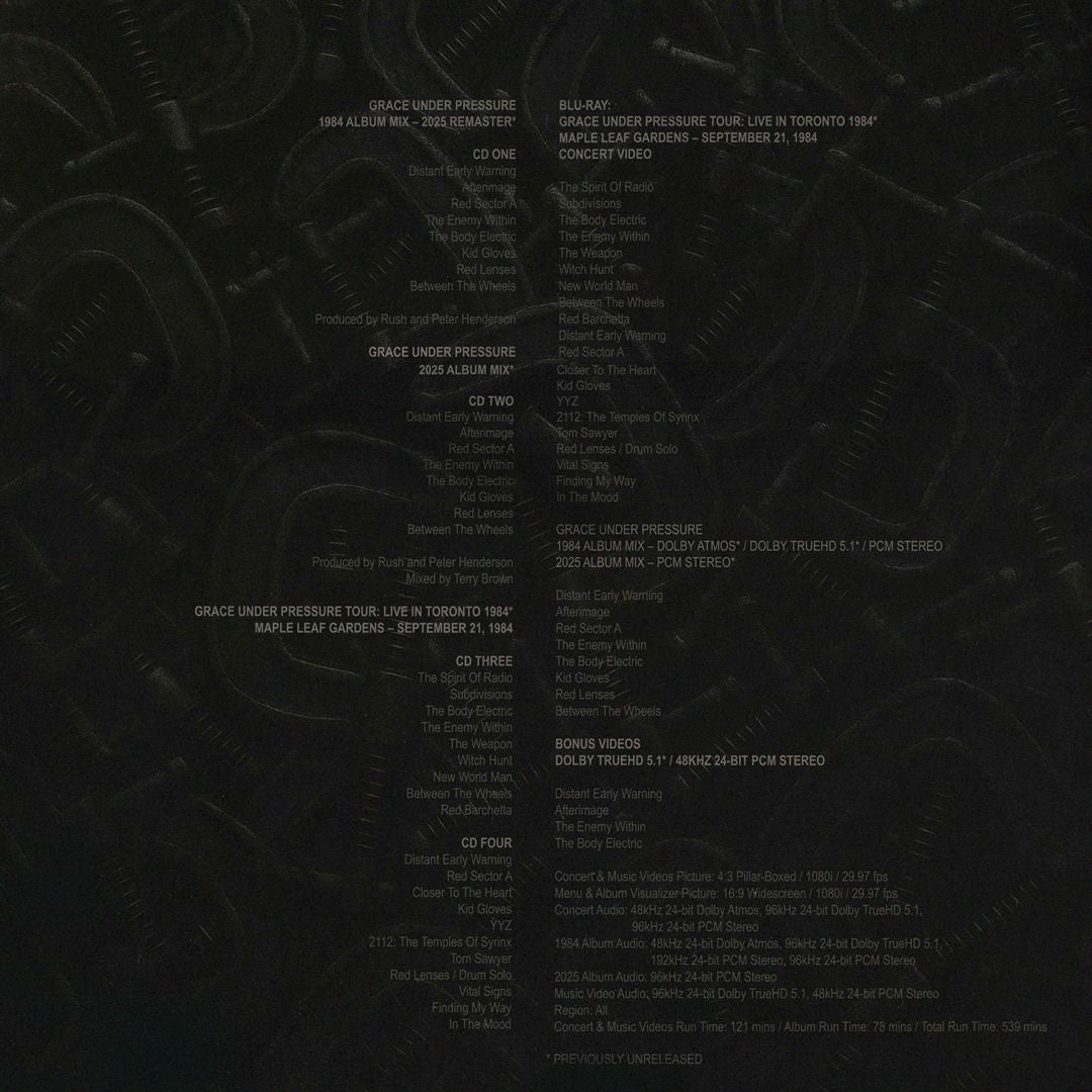 Grace Under Pressure cover art