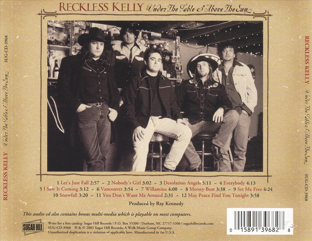 Under the Table and Above the Sun cover art