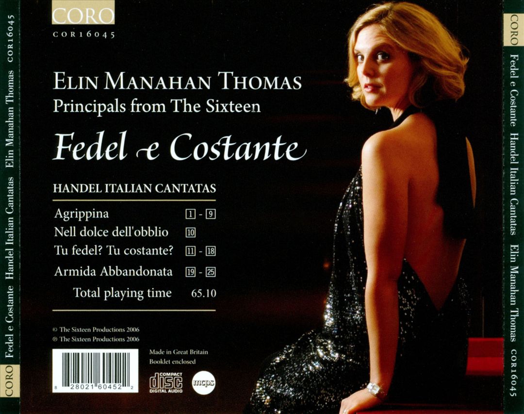 Fedel e Costante: Handel Italian Cantatas cover art