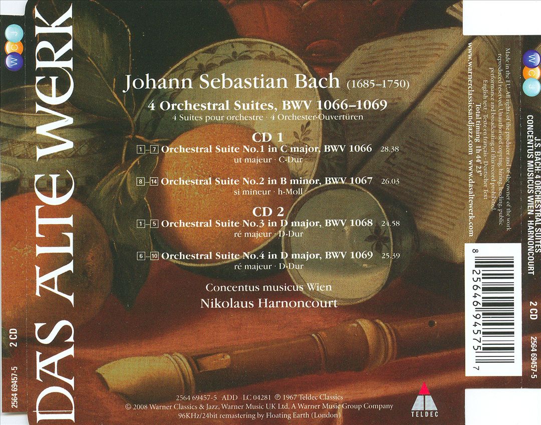 J.S. Bach: 4 Orchestral Suites cover art