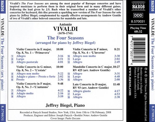 Vivaldi: The Four Seasons cover art